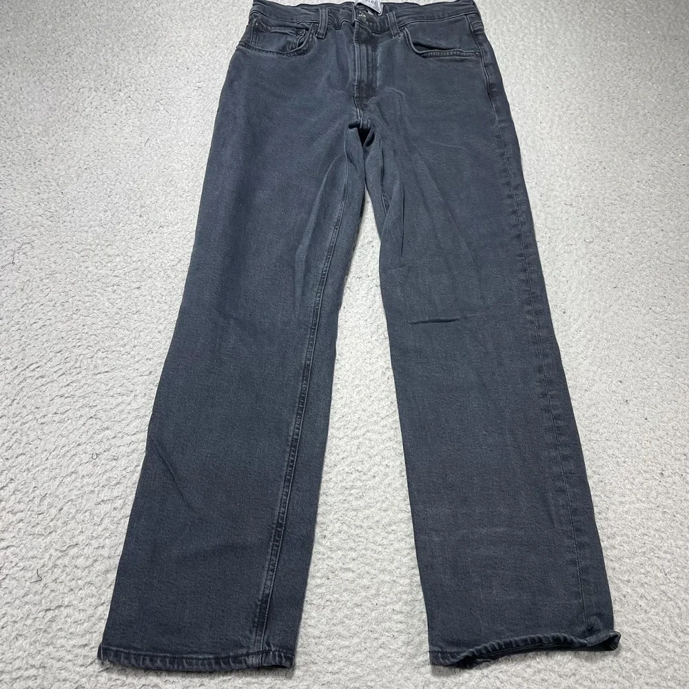 AGOLDE High Rise Straight Jeans Womens 27 Dark Blue‎ Stretch Denim A9100B-1140